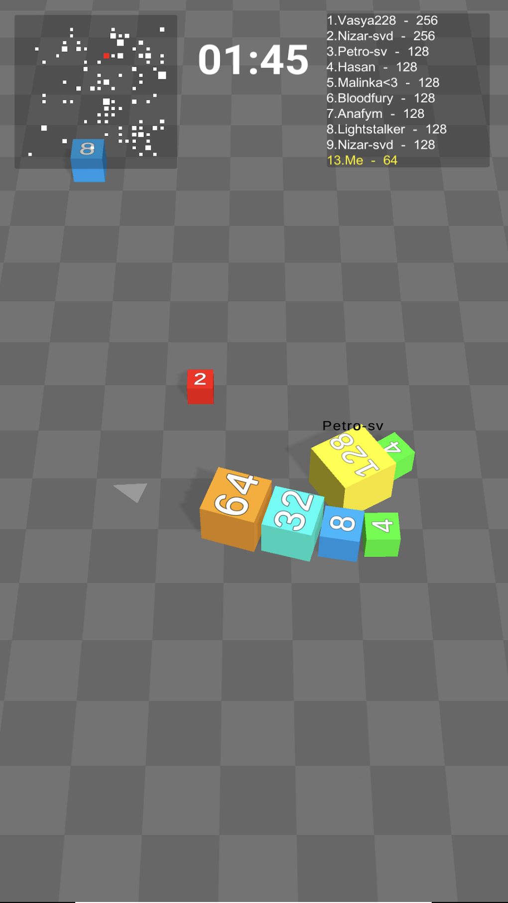 2048.IO CUBES - Part 01 (Multiplayer Cube Arena) 