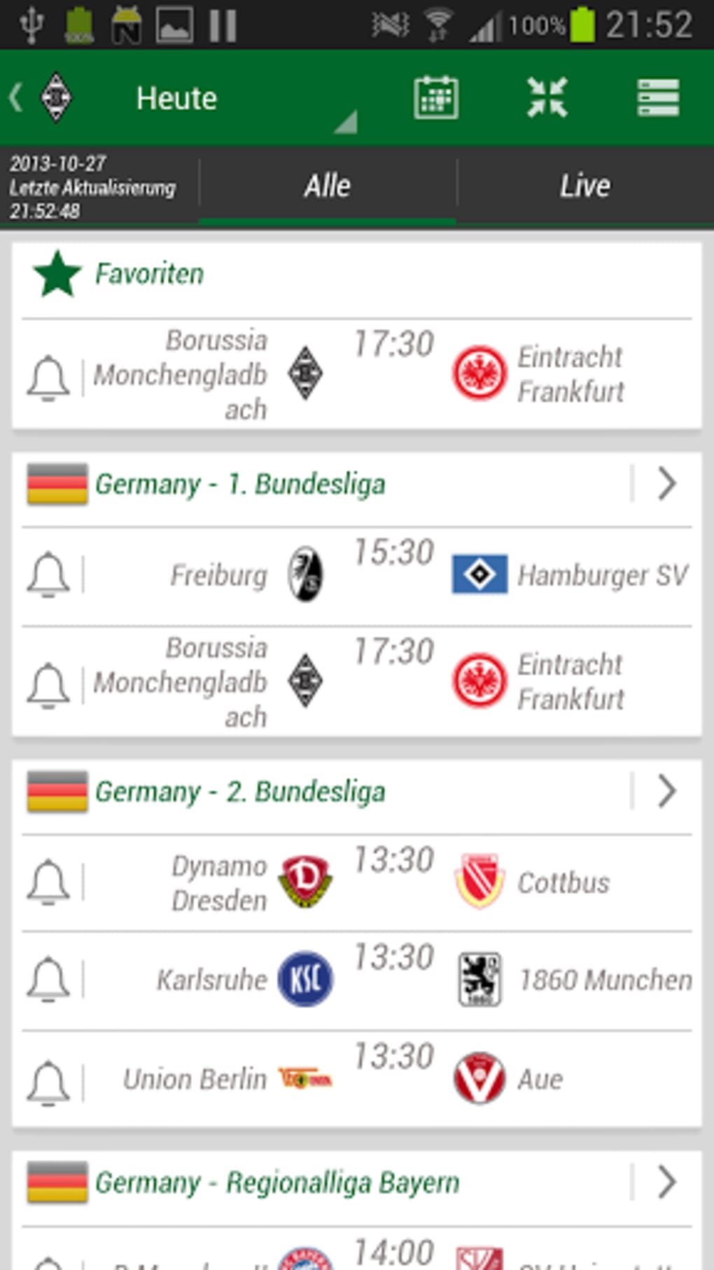 Borussia Mönchengladbach Apps