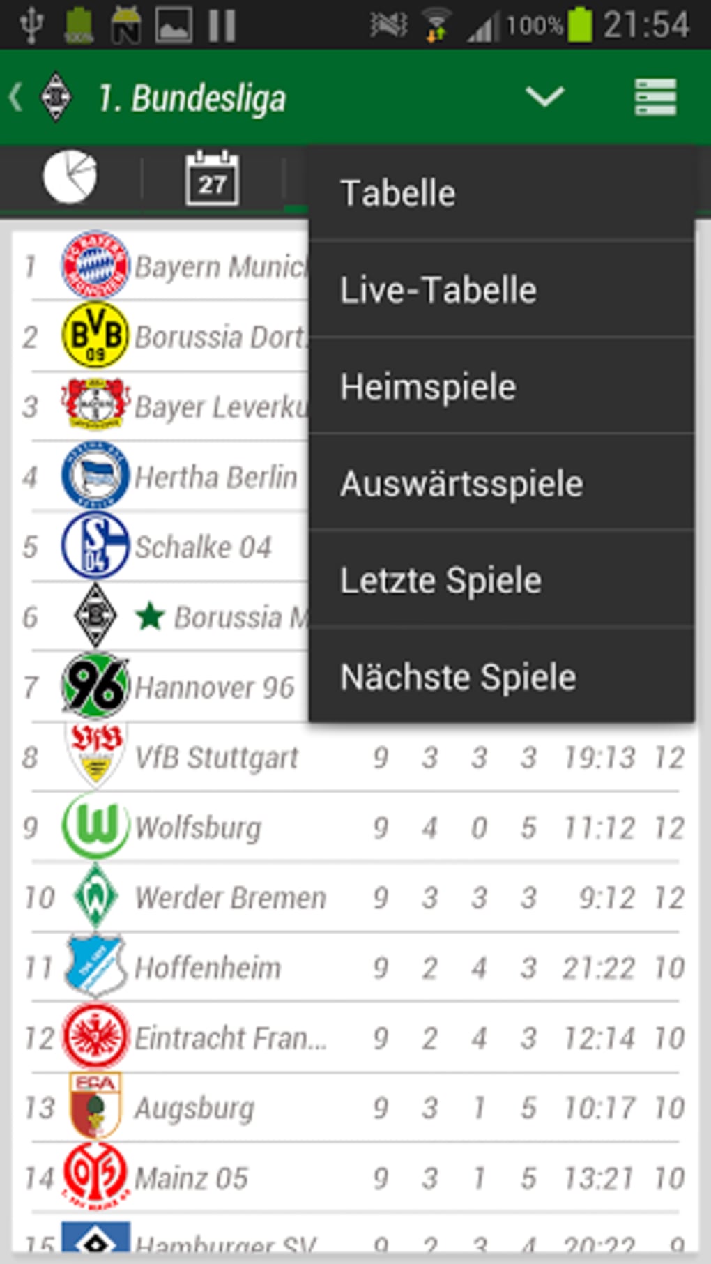 Borussia Mönchengladbach App