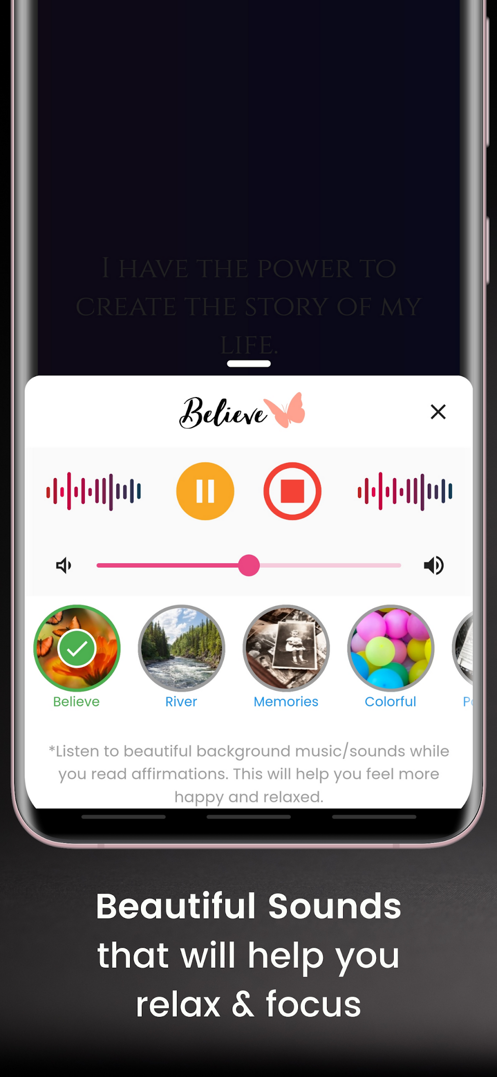 Believe - Daily Affirmations для Android — Скачать