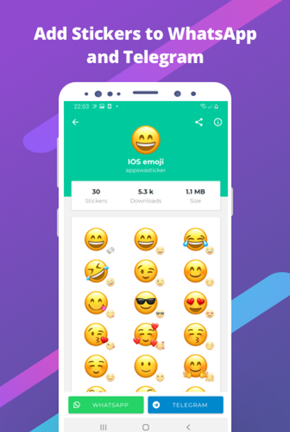 Stickers store - Sticker for WhatsApp and Telegram для Android — Скачать