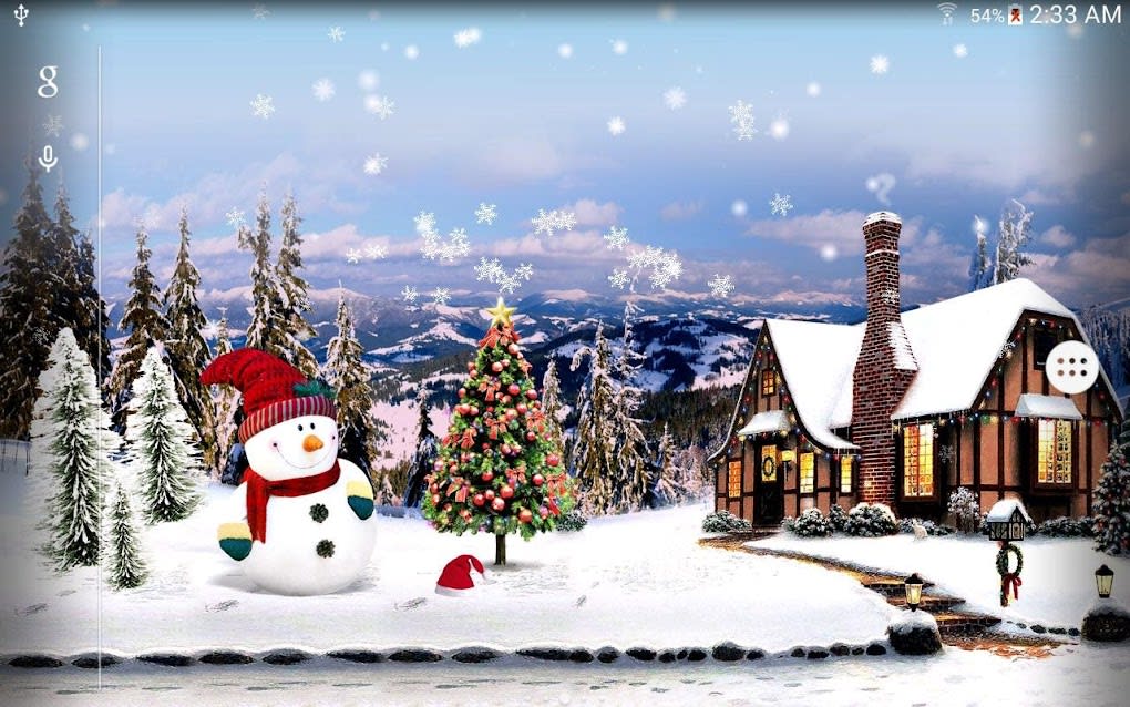 Snowfall Christmas Wallpaper for Android - Download