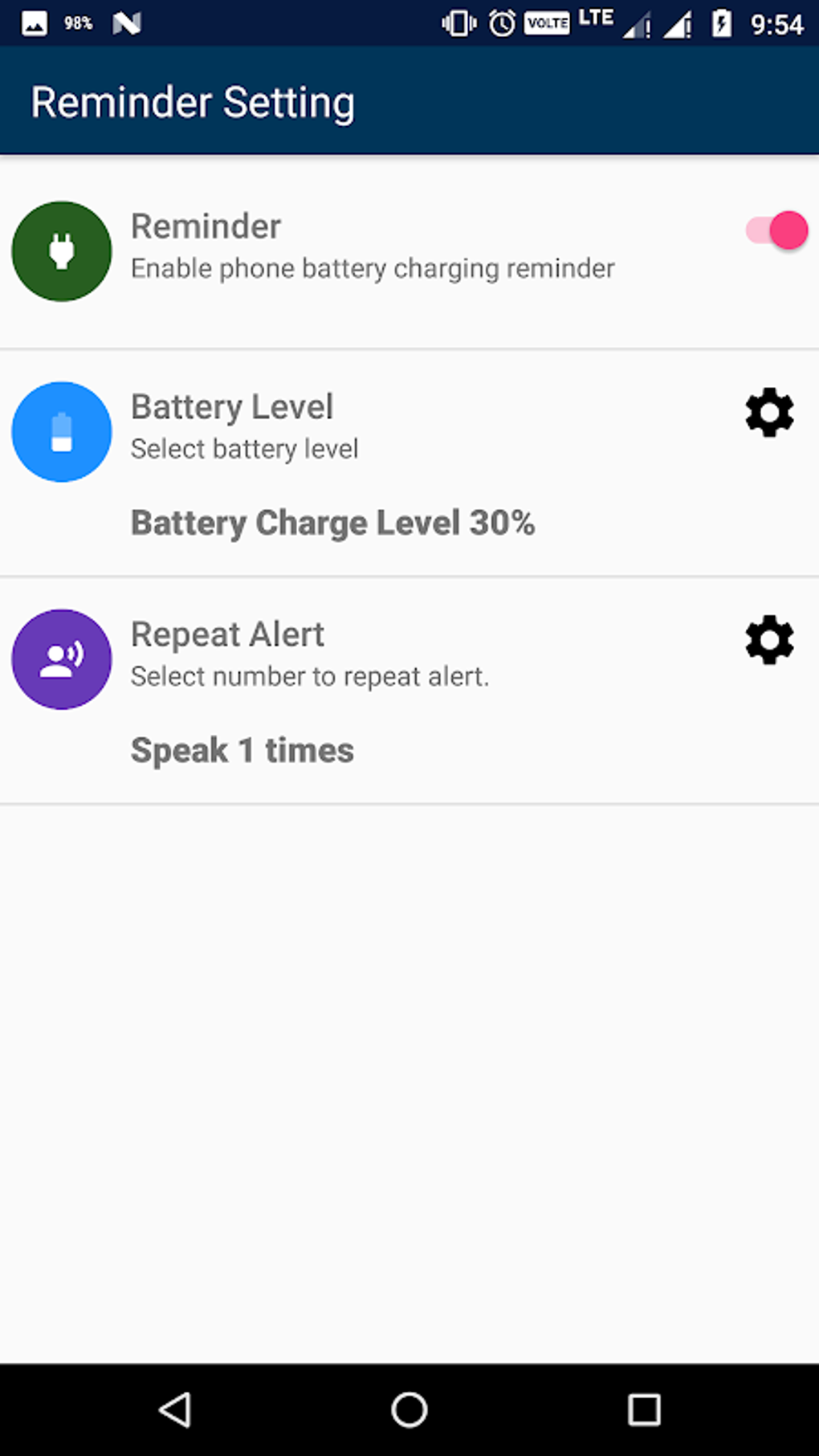 Battery Voice Alert! APK для Android — Скачать