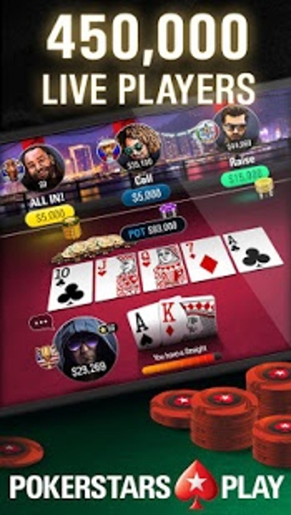 PokerStars Play: Free Texas Holdem Poker Game APK для Android — Скачать