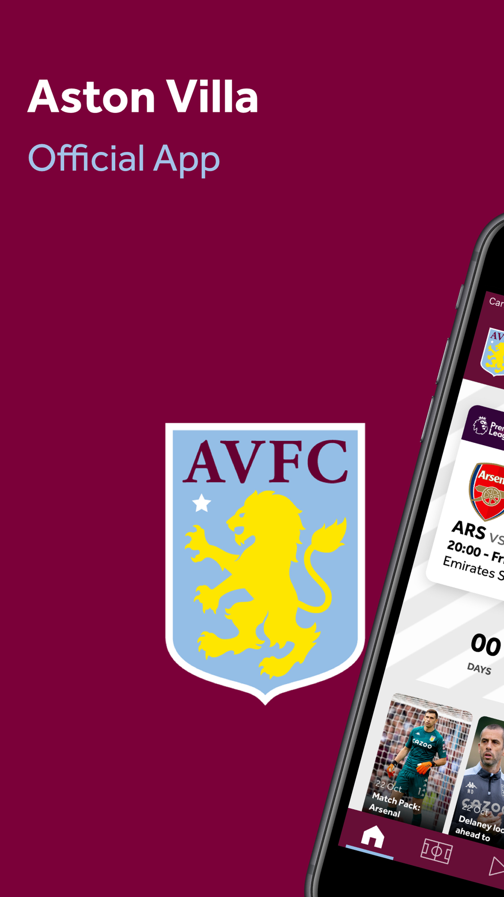 Aston Villa FC для iPhone — Скачать