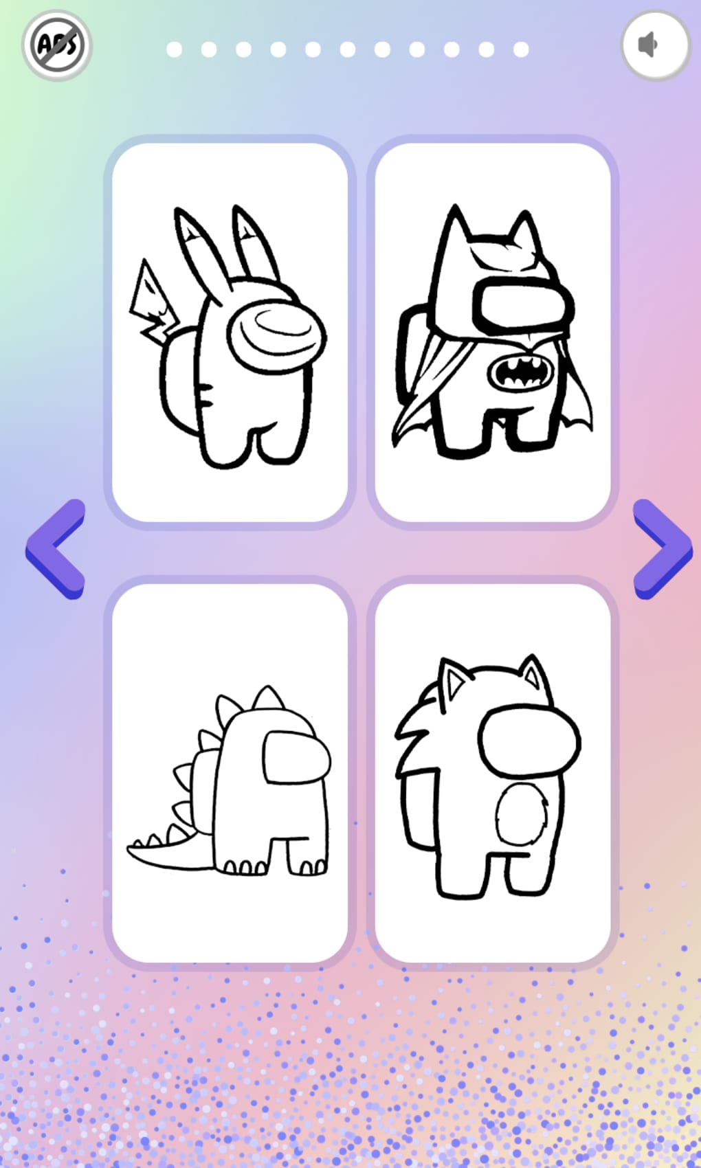 Glitter Coloring Book: Inspired by Among Us for Android - Download