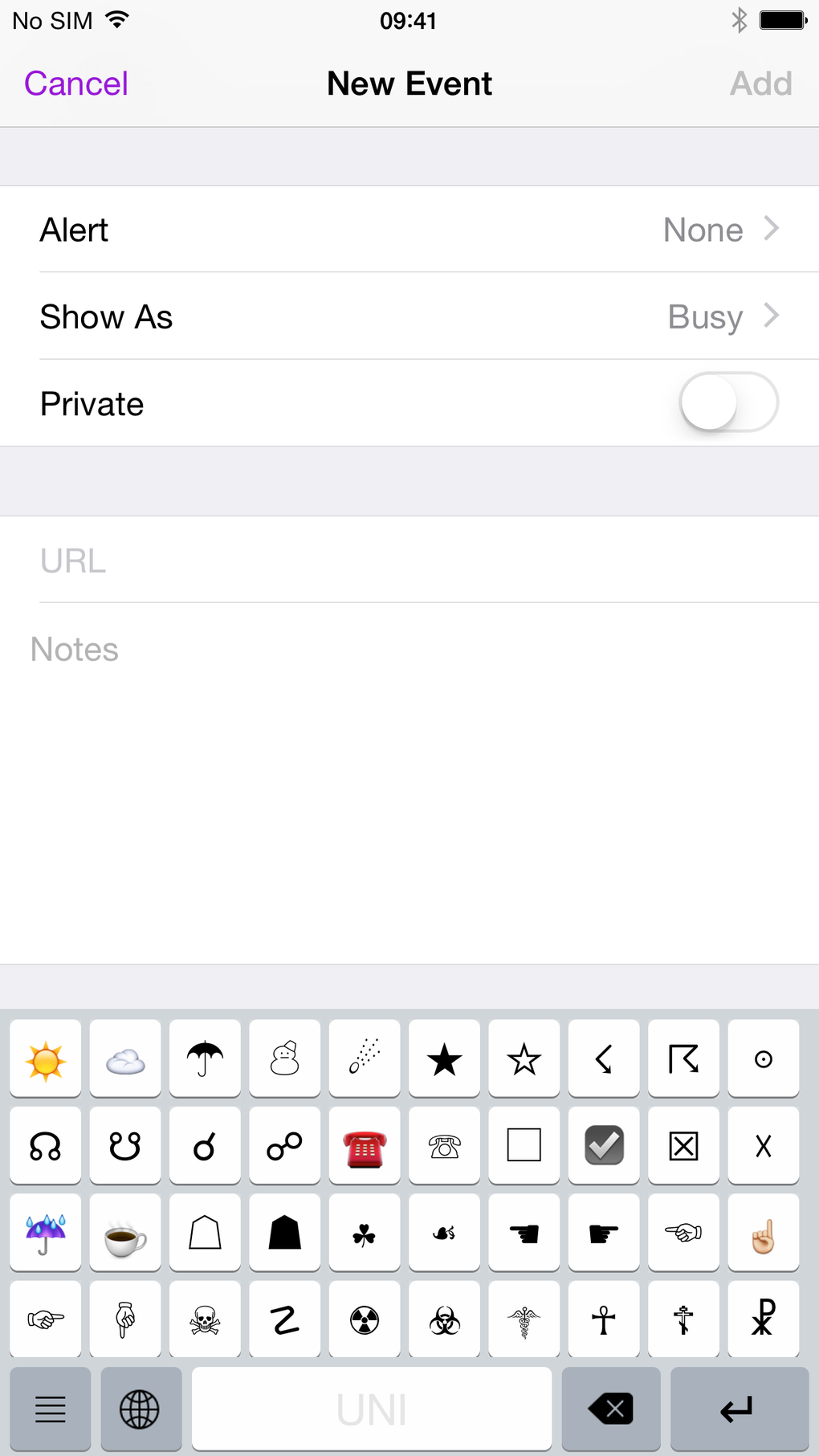 Uni Keyboard para iPhone - Descargar