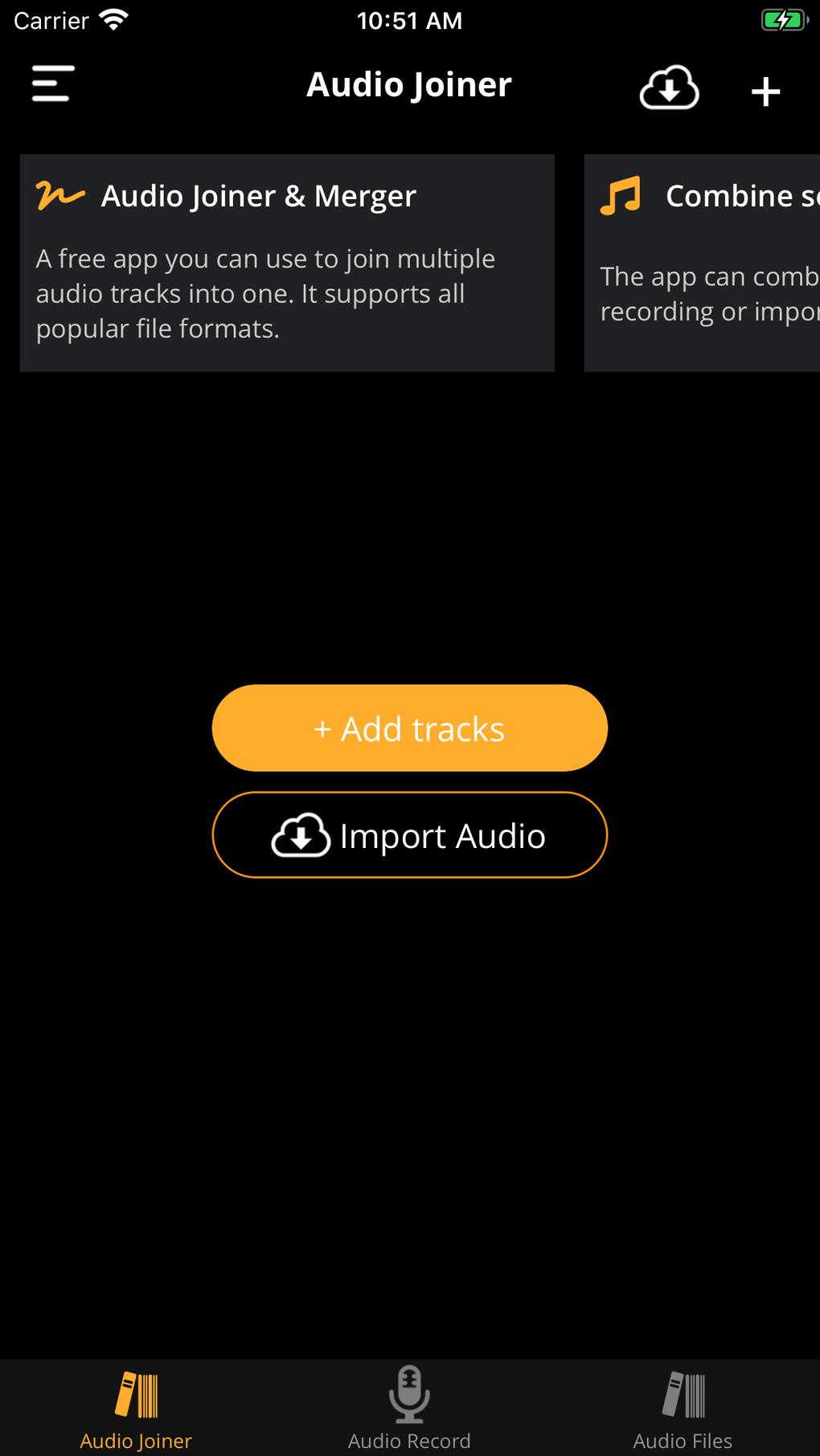 Audio Joiner: Merge Recorder для iPhone — Скачать