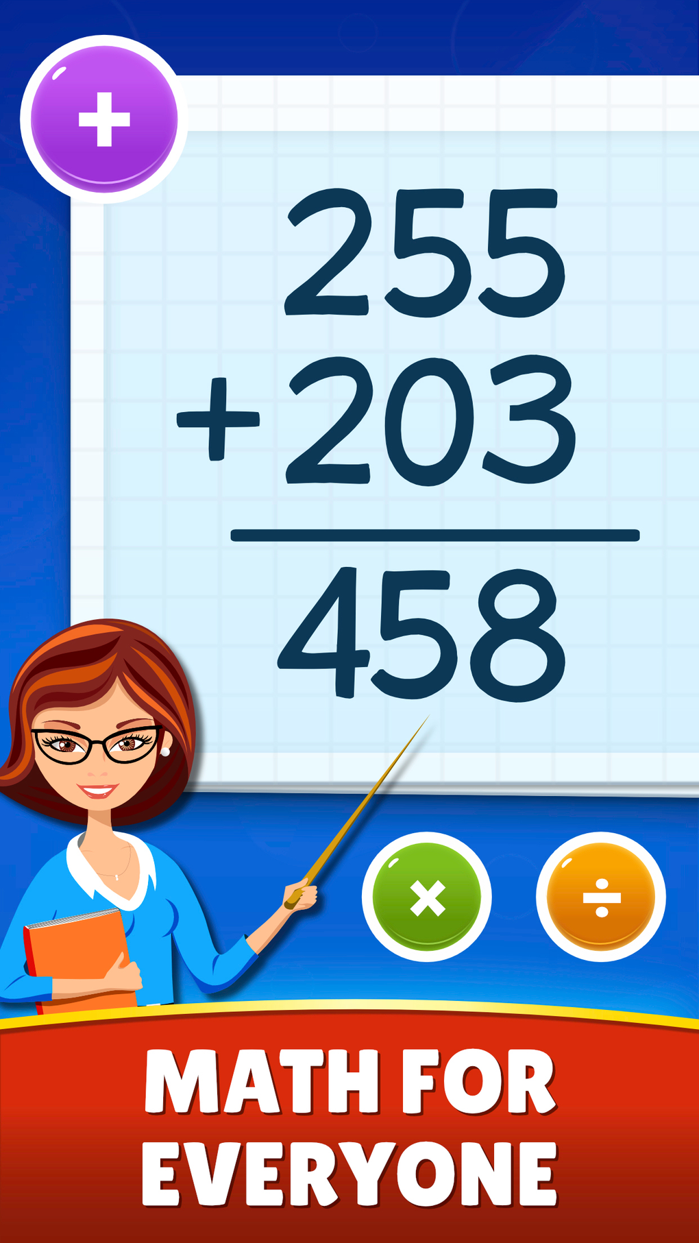 Math Games - Learn - x for iPhone - Download