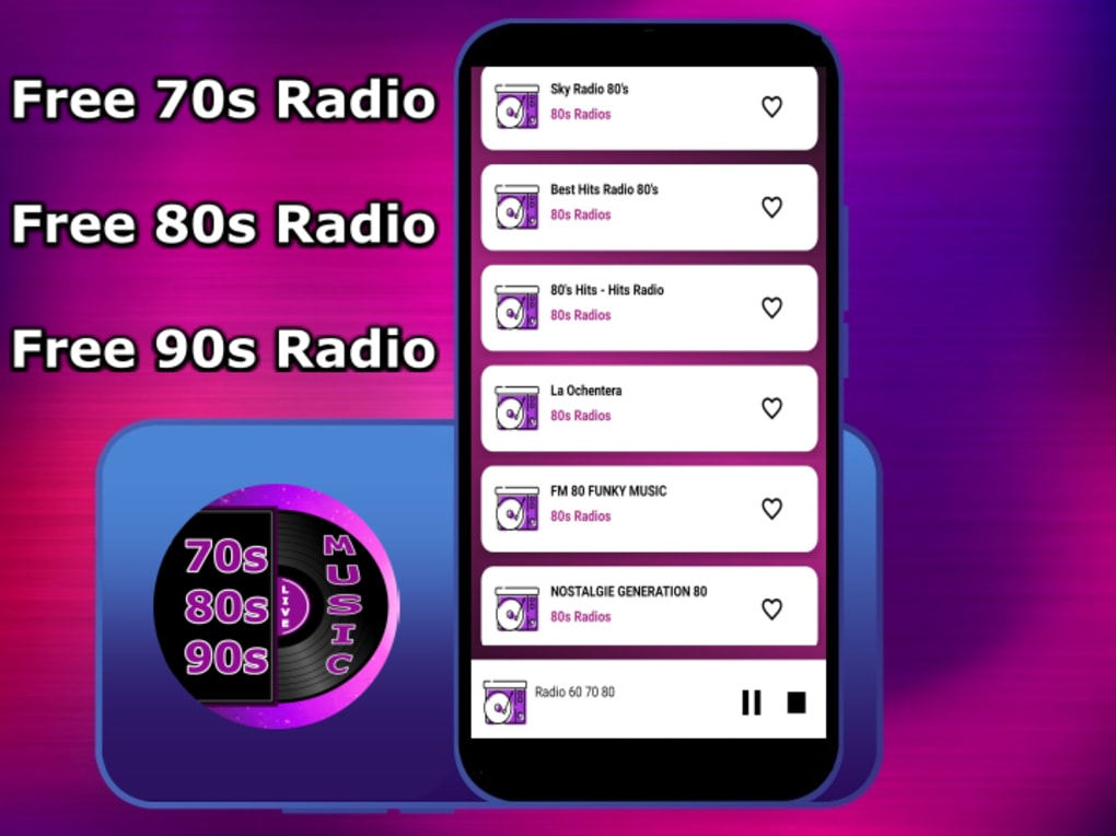 Musica de los 80 y 90 para Android - Descargar