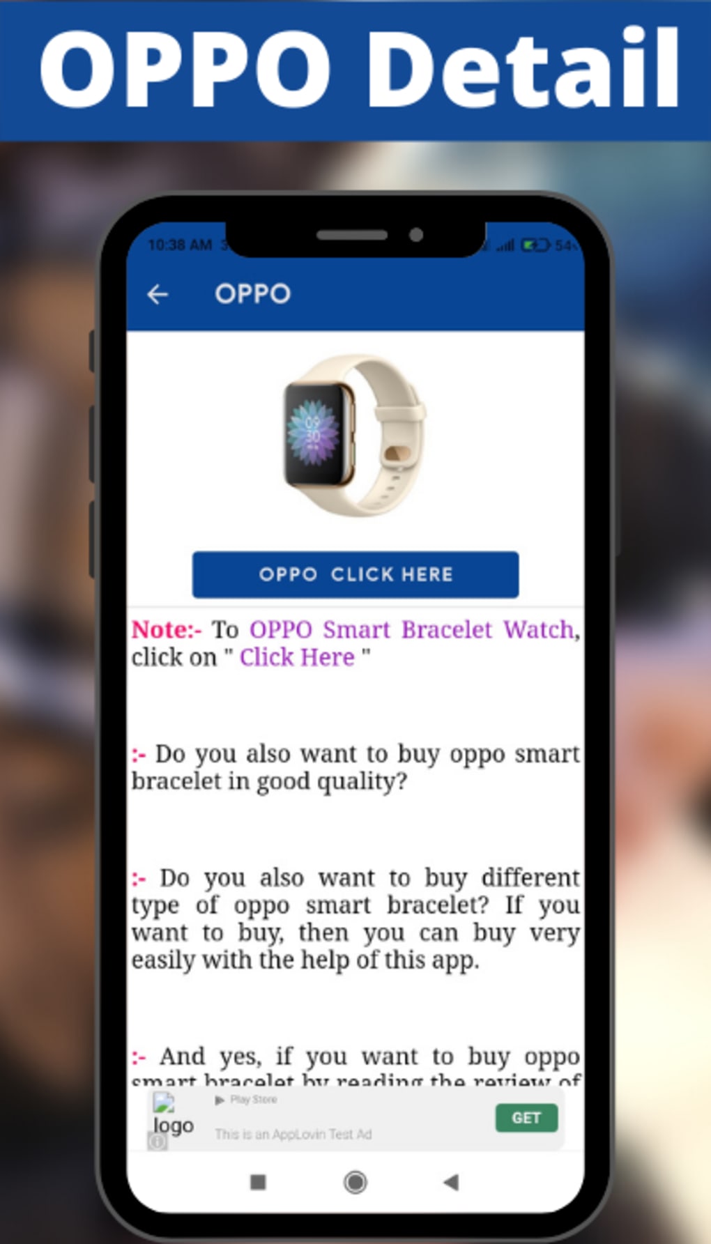 Smart Bracelet Watch App para Android - Download