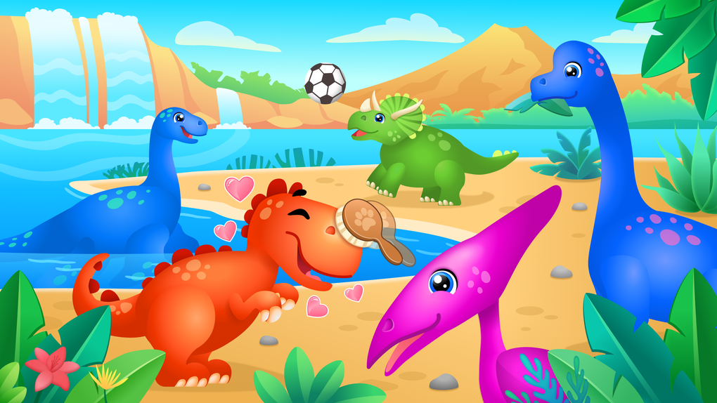 Dinosaur games for kids baby voor iPhone - Download