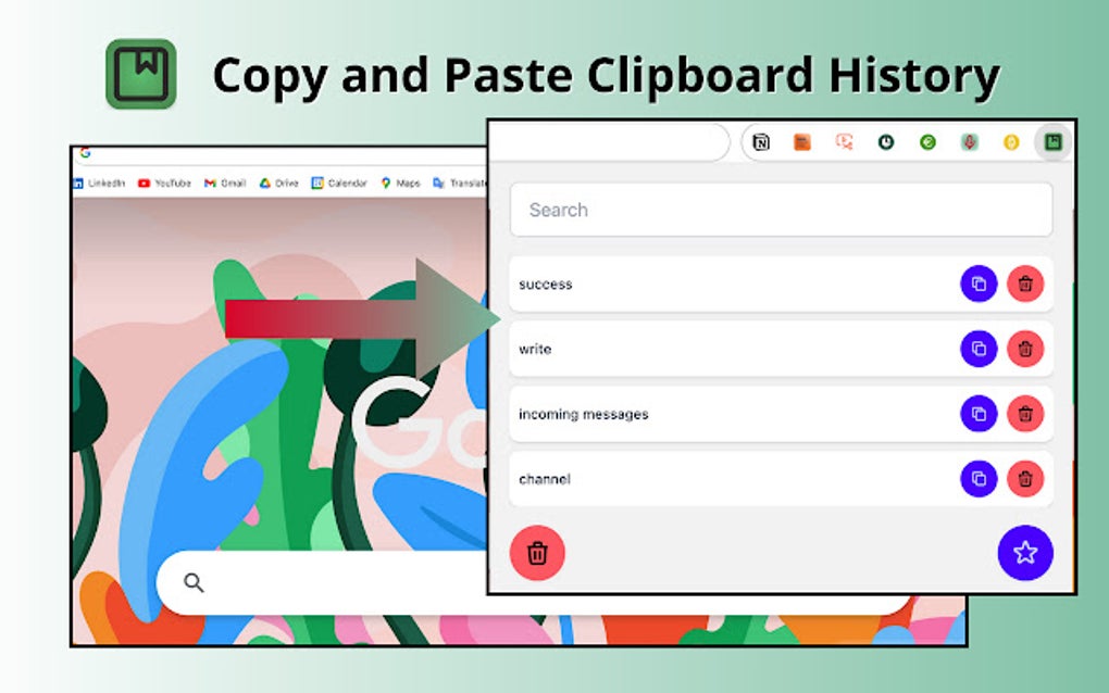 Clipboard History for Google Chrome - Extension Download