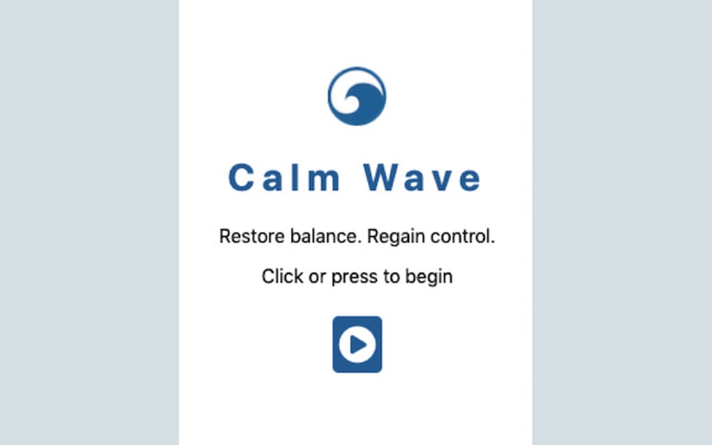 calm extension google