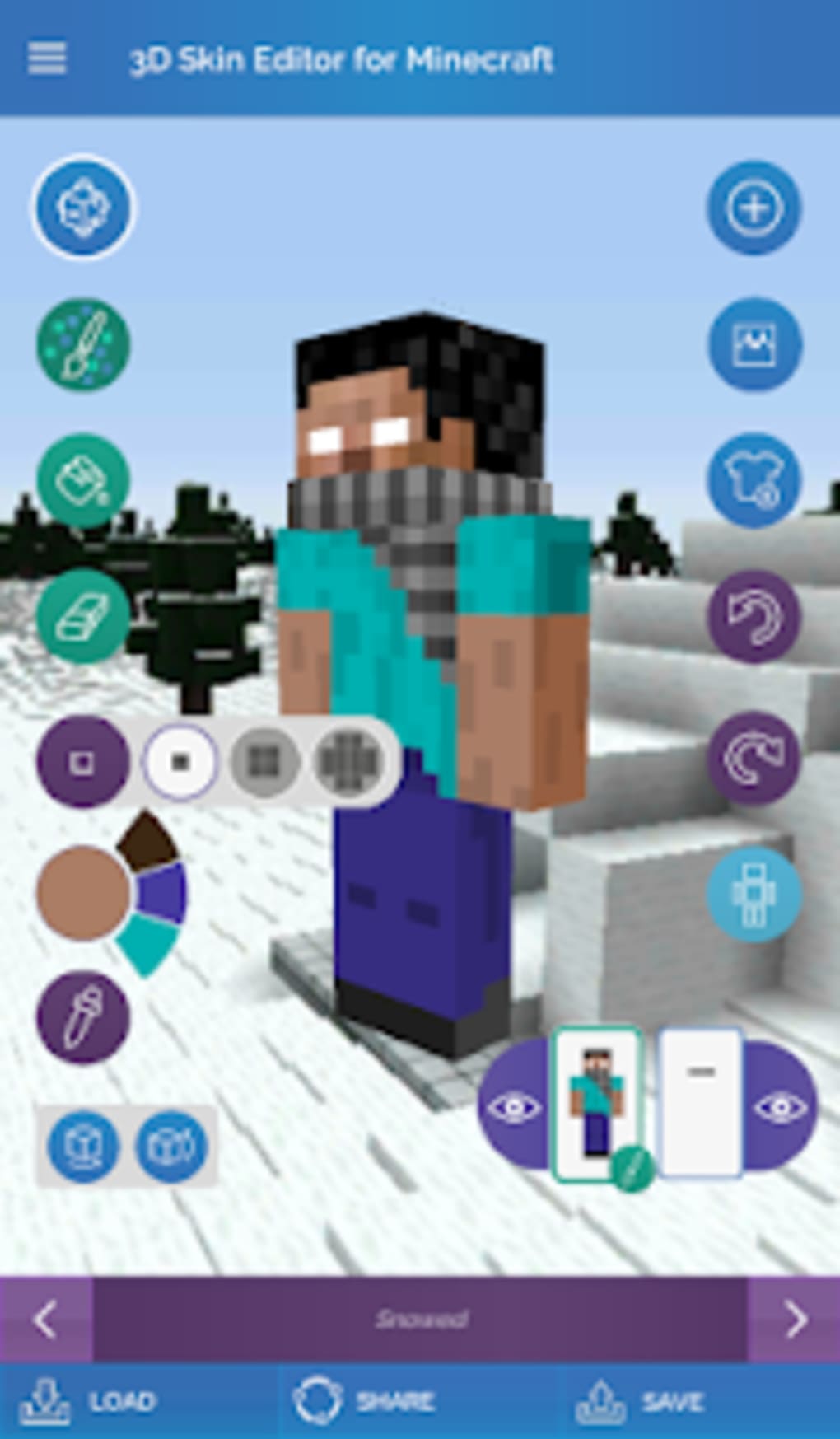 QB9's 3D Skin Editor for Minec APK for Android Download