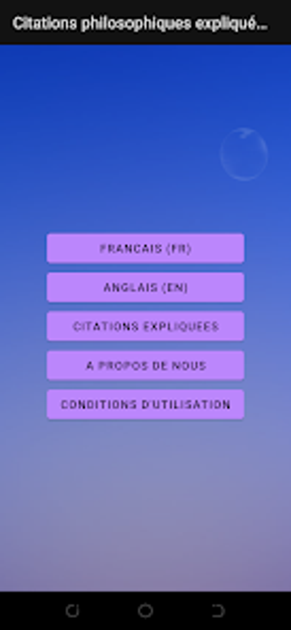 Citations Philosophiques For Android - Download