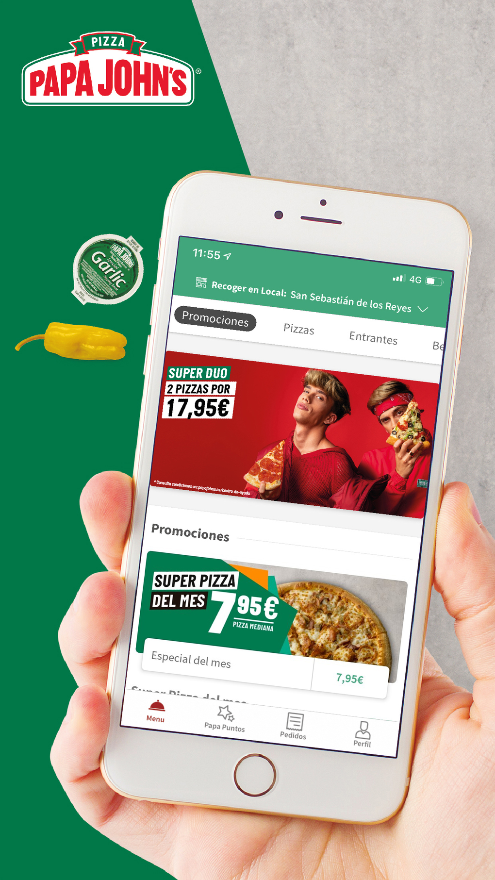 Papa Johns Pizza Espa a Para IPhone Descargar Papa Johns Pizza Espa a Para IPhone Descargar
