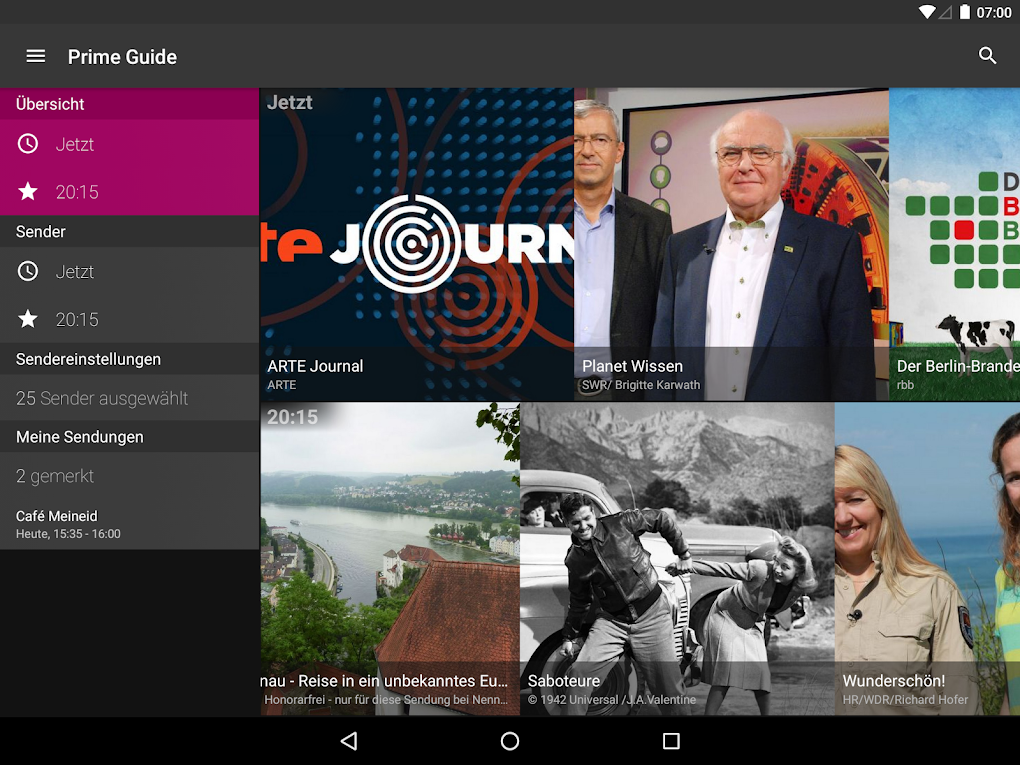 Prime Guide TV Programm APK Für Android - Download