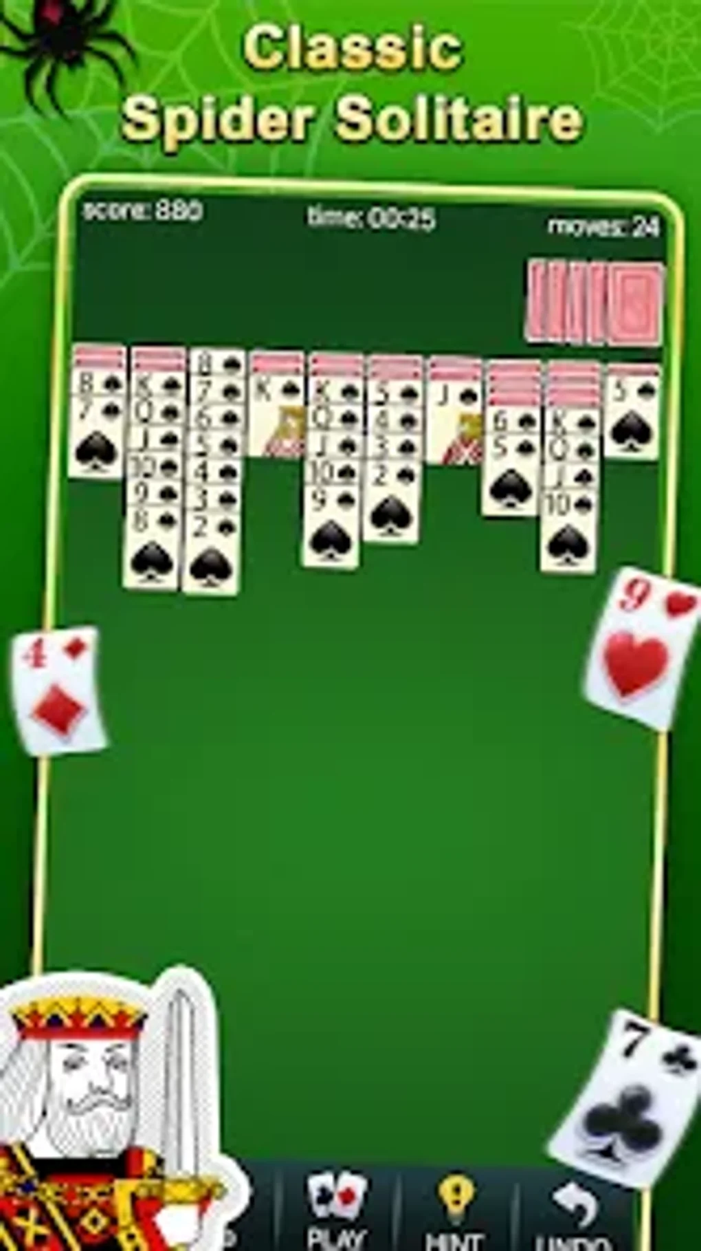 Spider Solitaire для Android — Скачать