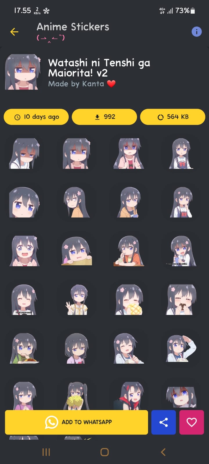 Anime Stickers For WhatsApp APK для Android — Скачать