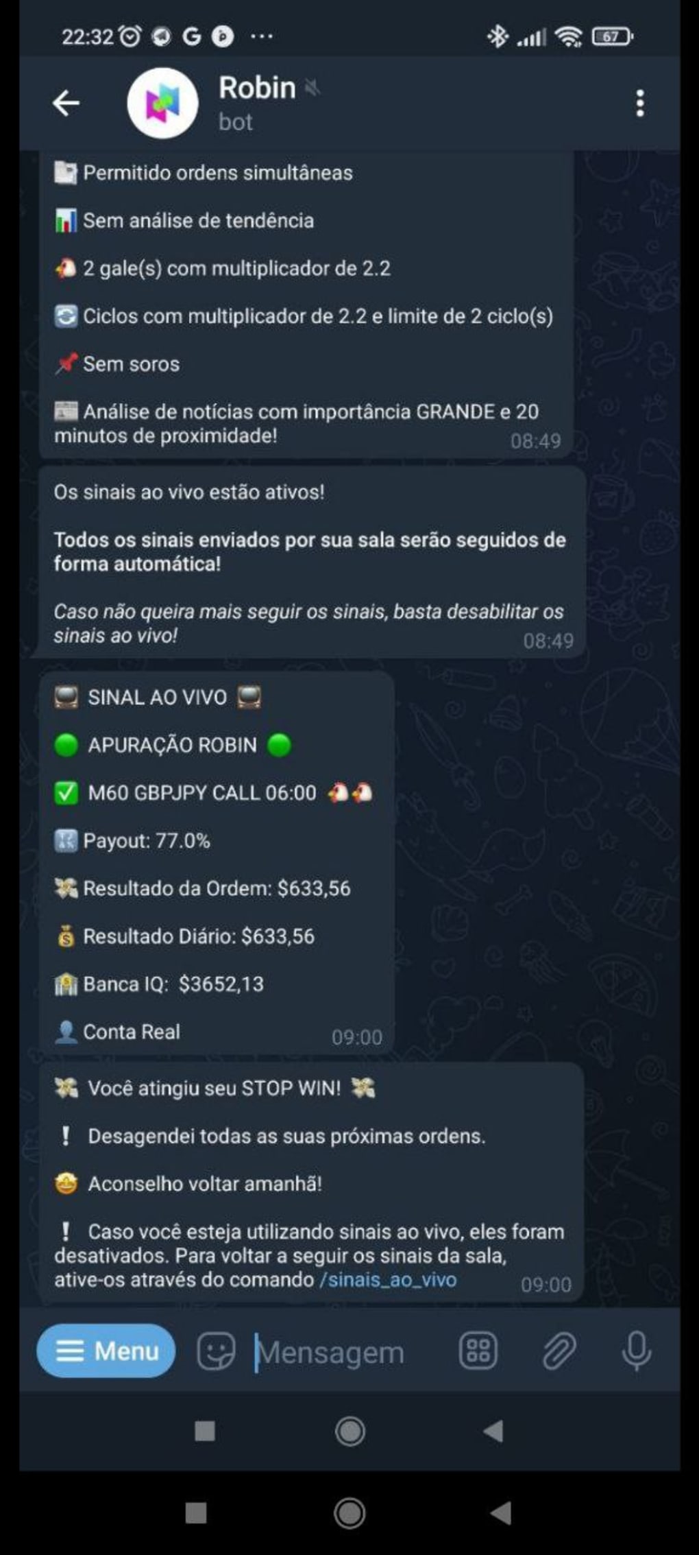Robin Robô Trader celular APK (Android App) - Baixar Grátis