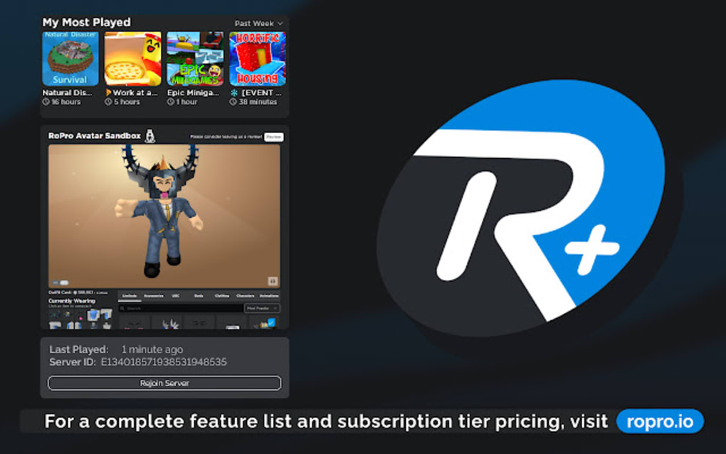 RoSeal - Augmented Roblox Experience – Get this Extension for 🦊 Firefox  (en-US)