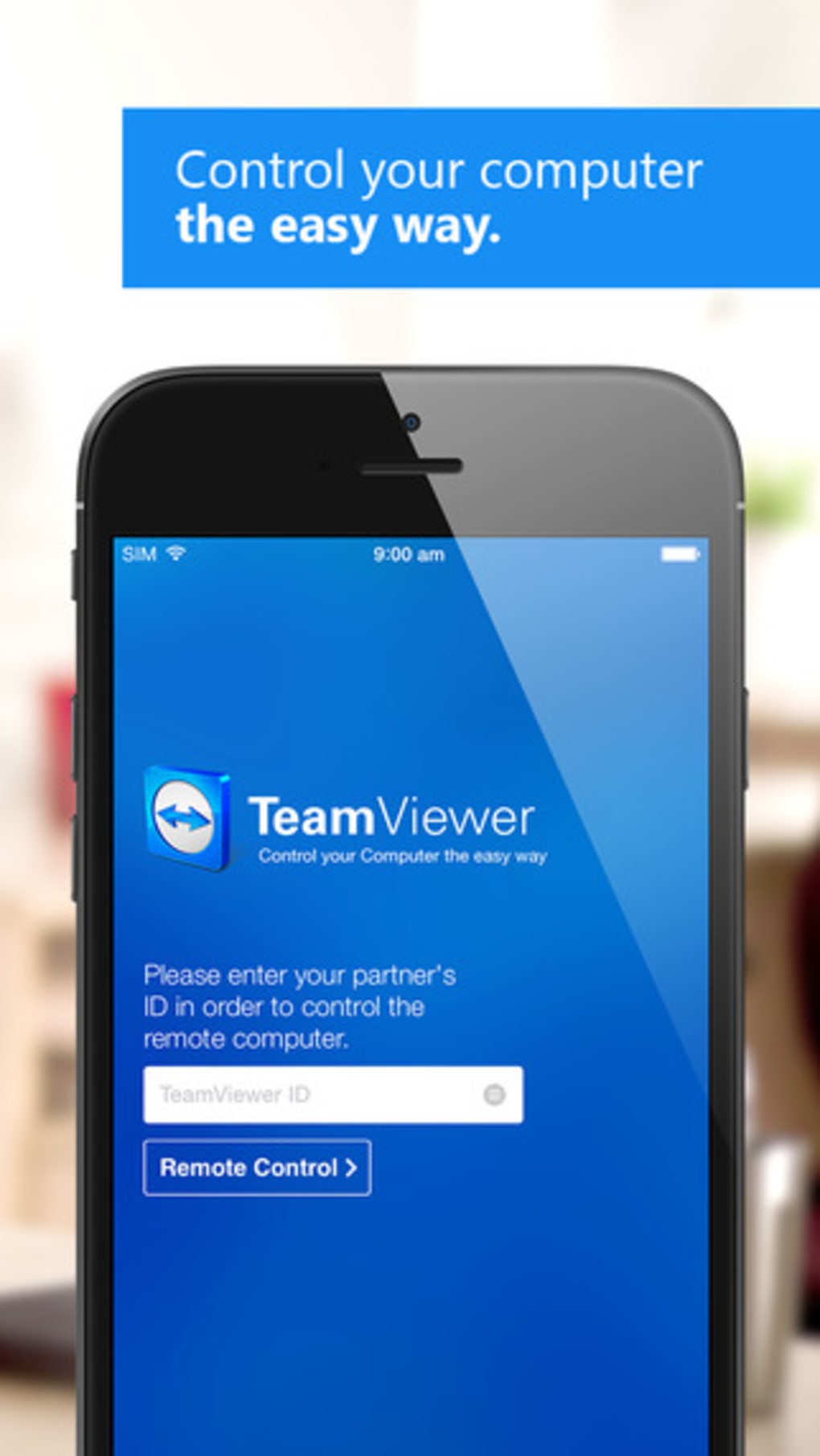 how to use teamviewer in iphone