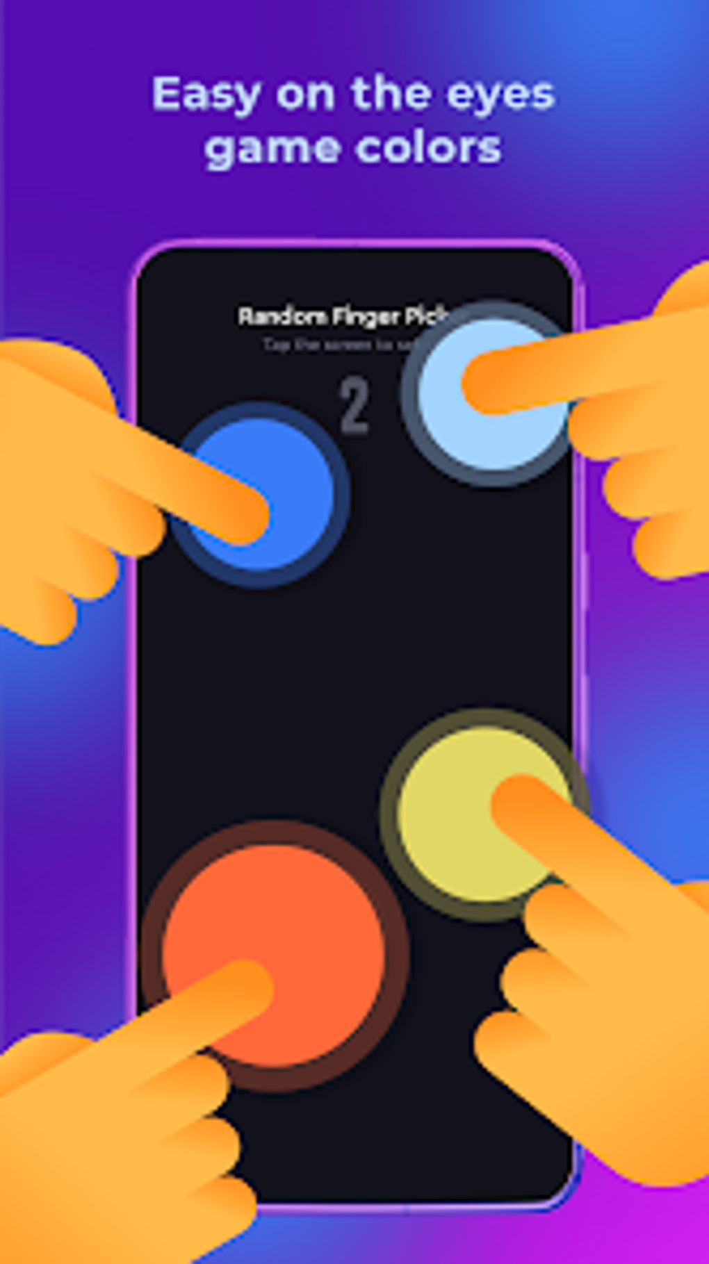 Tap Finger Chooser Game для Android — Скачать