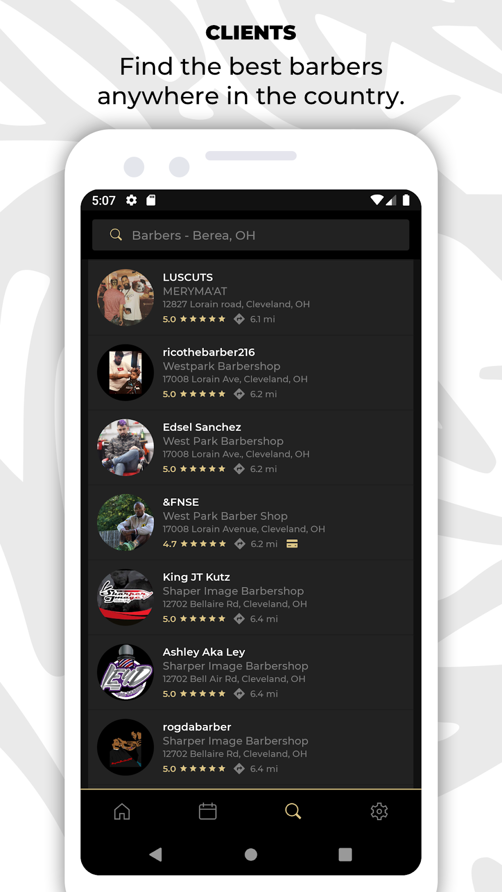 theCut: Find Barbers Anywhere for Android - Free App Download