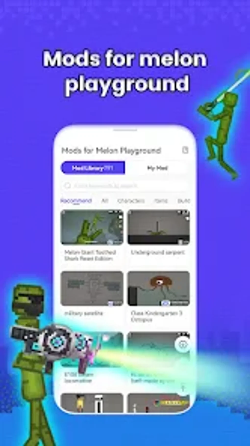 Mods for Melon Playground für Android - Download