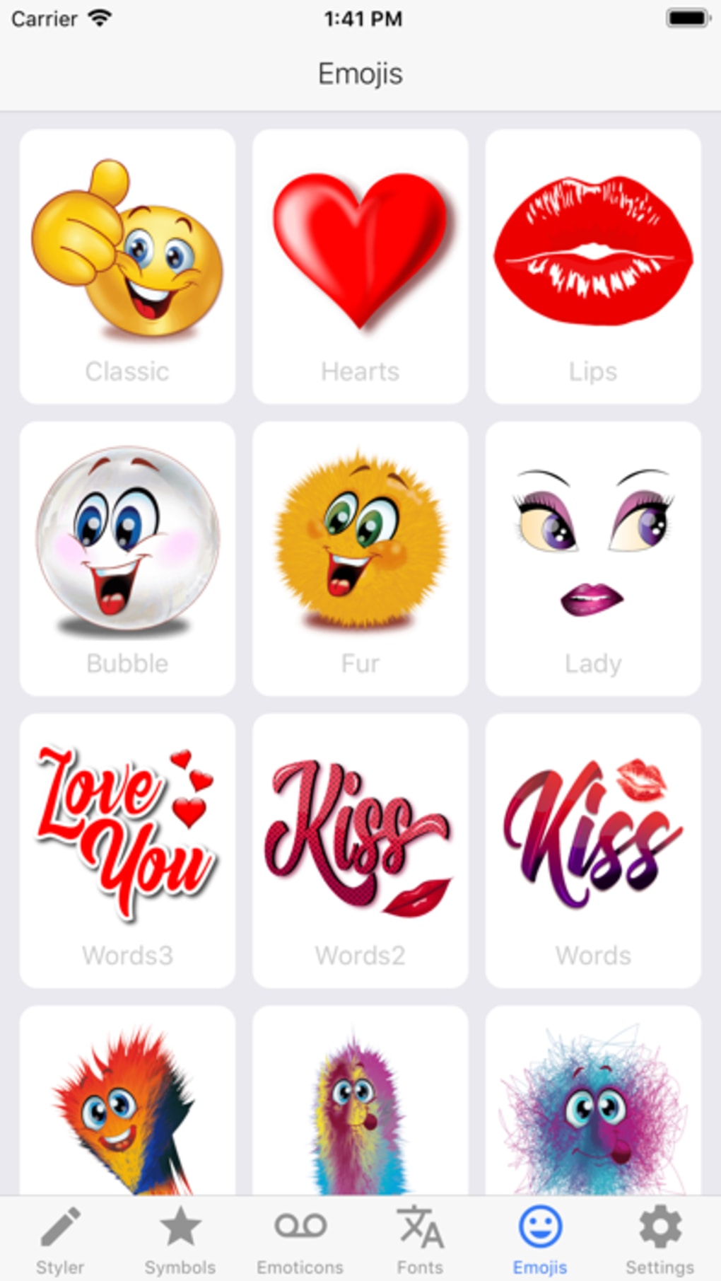 Emoji symbols. I Love Arabic Sticker.