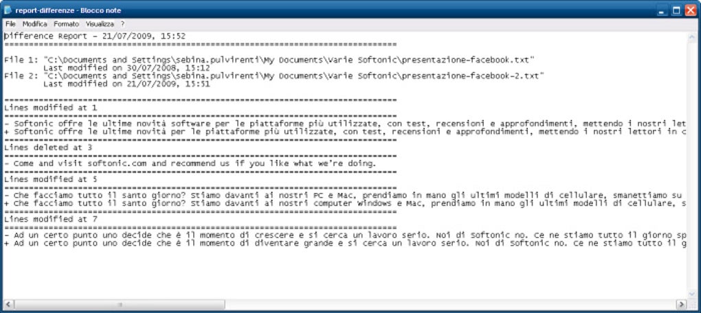 winmerge download italiano