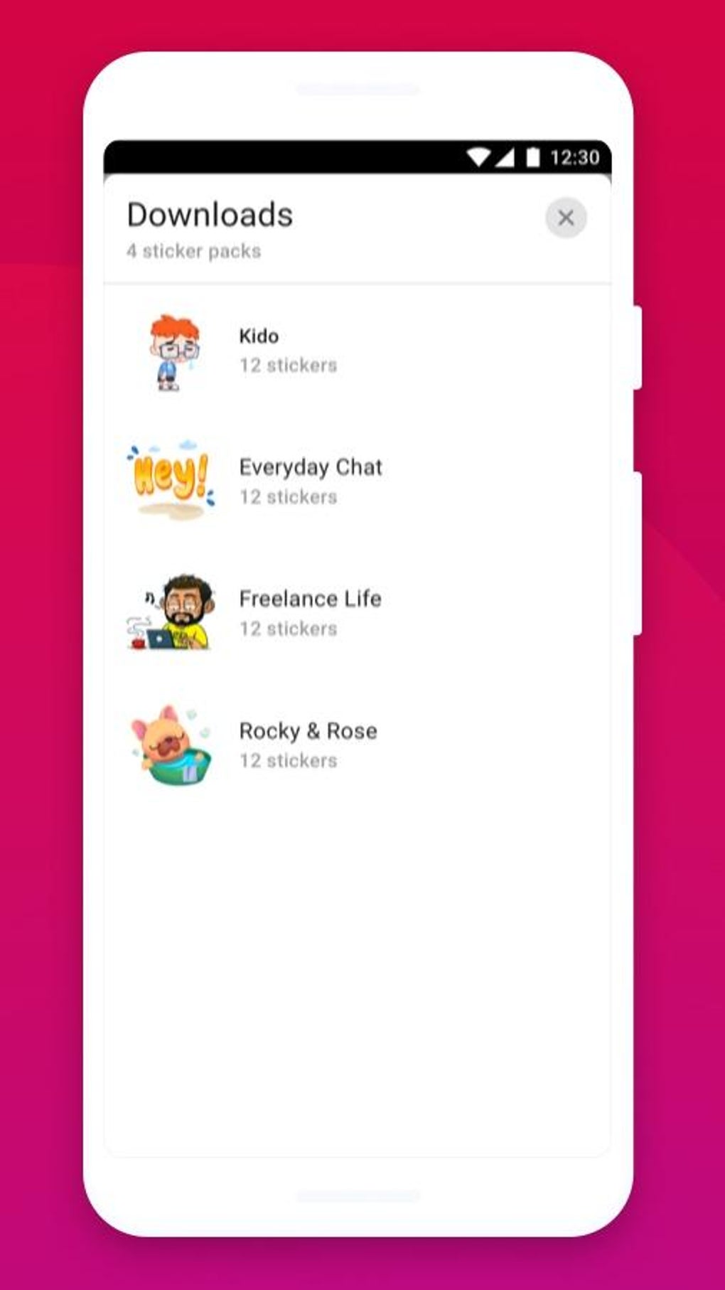 Vidio Stickers for WhatsApp для Android — Скачать