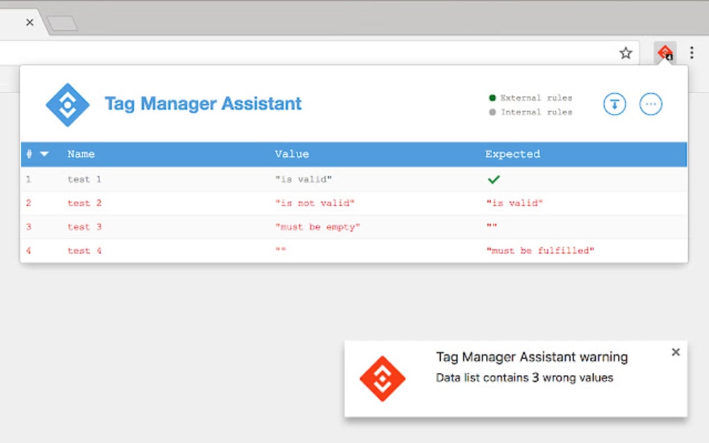 tag assistant chrome extension