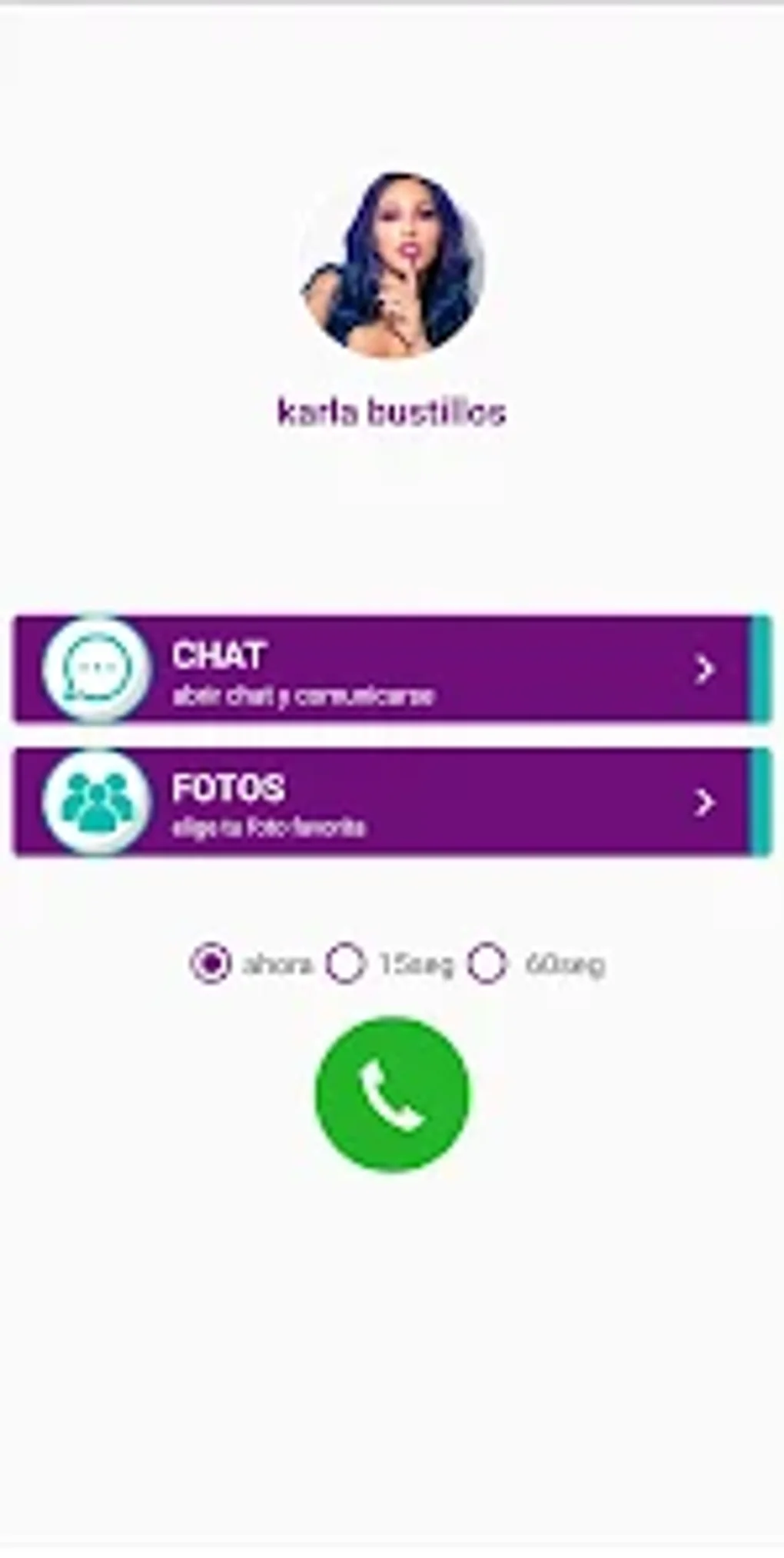 llamada de karla bustillos для Android — Скачать