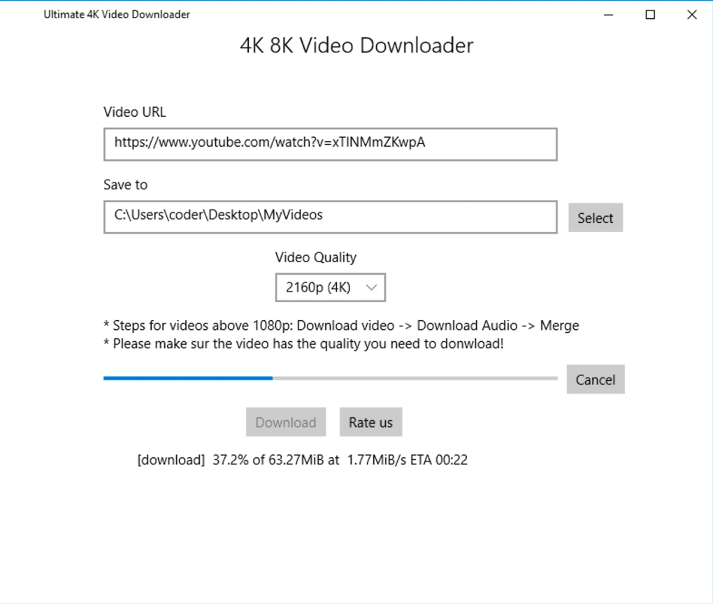 4k video downloader 3.0 exe