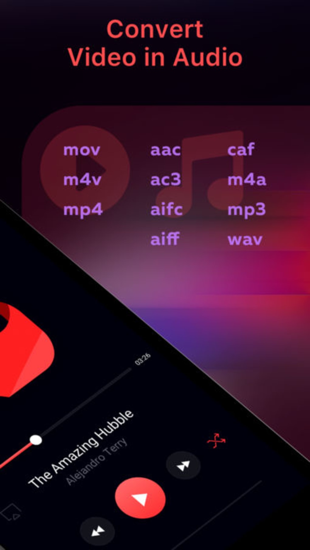 video to music converter app