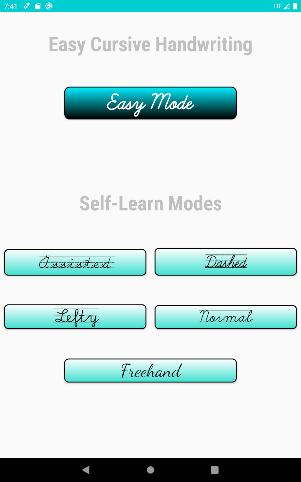 Easy Cursive Handwriting APK for Android Download Easy Cursive Handwriting APK for Android Download