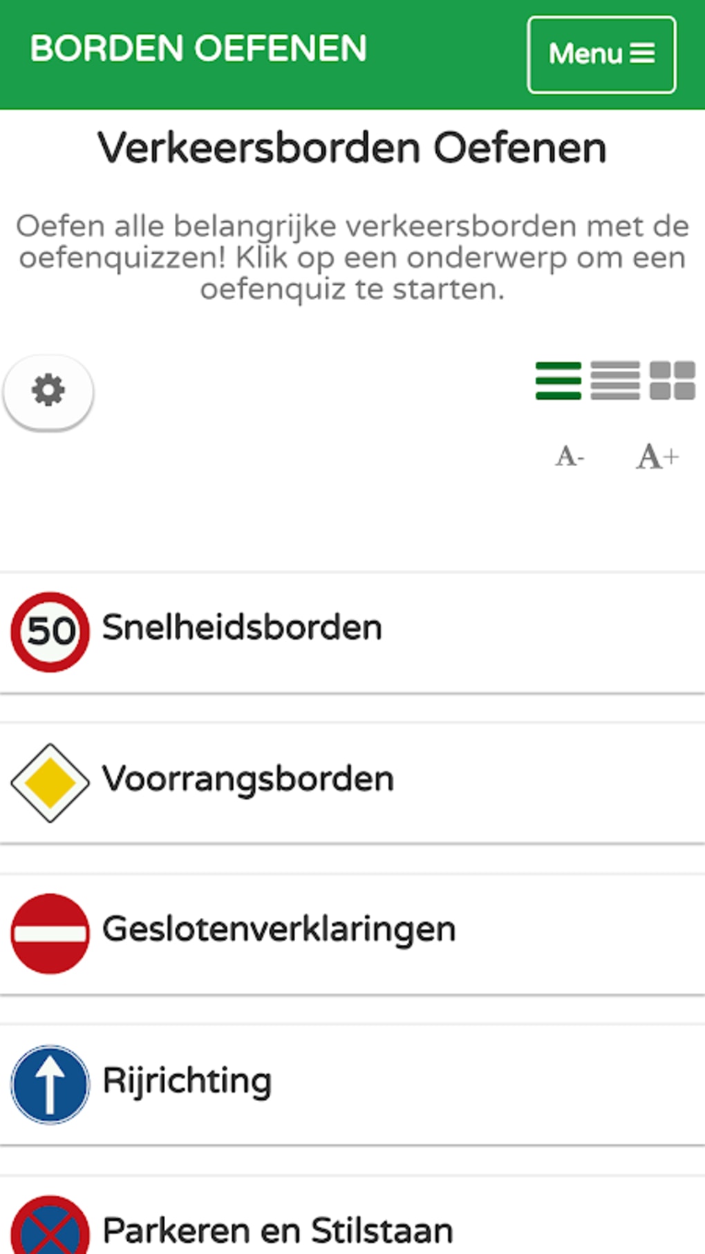 Dutch Traffic Road Signs Netherlands APK para Android - Descargar