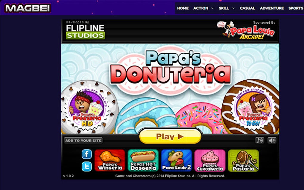 Papa's Donuteria Unblocked Game - Launcher Google Chrome için - Eklenti ...