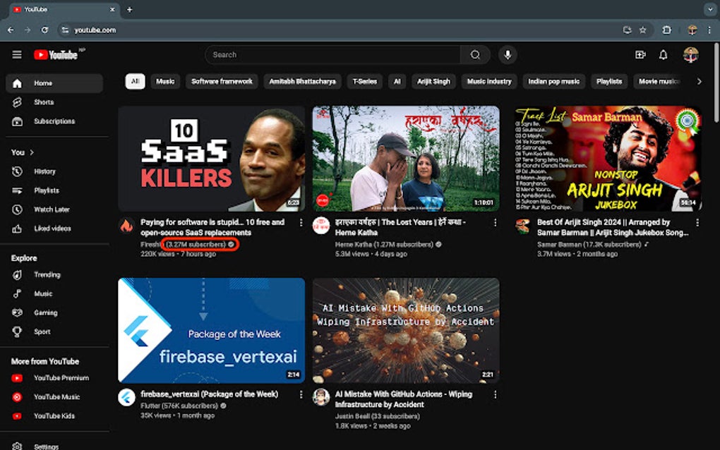 YouTube Subscribers Count Para Google Chrome Extensi n Descargar YouTube Subscribers Count Para Google Chrome Extensi n Descargar
