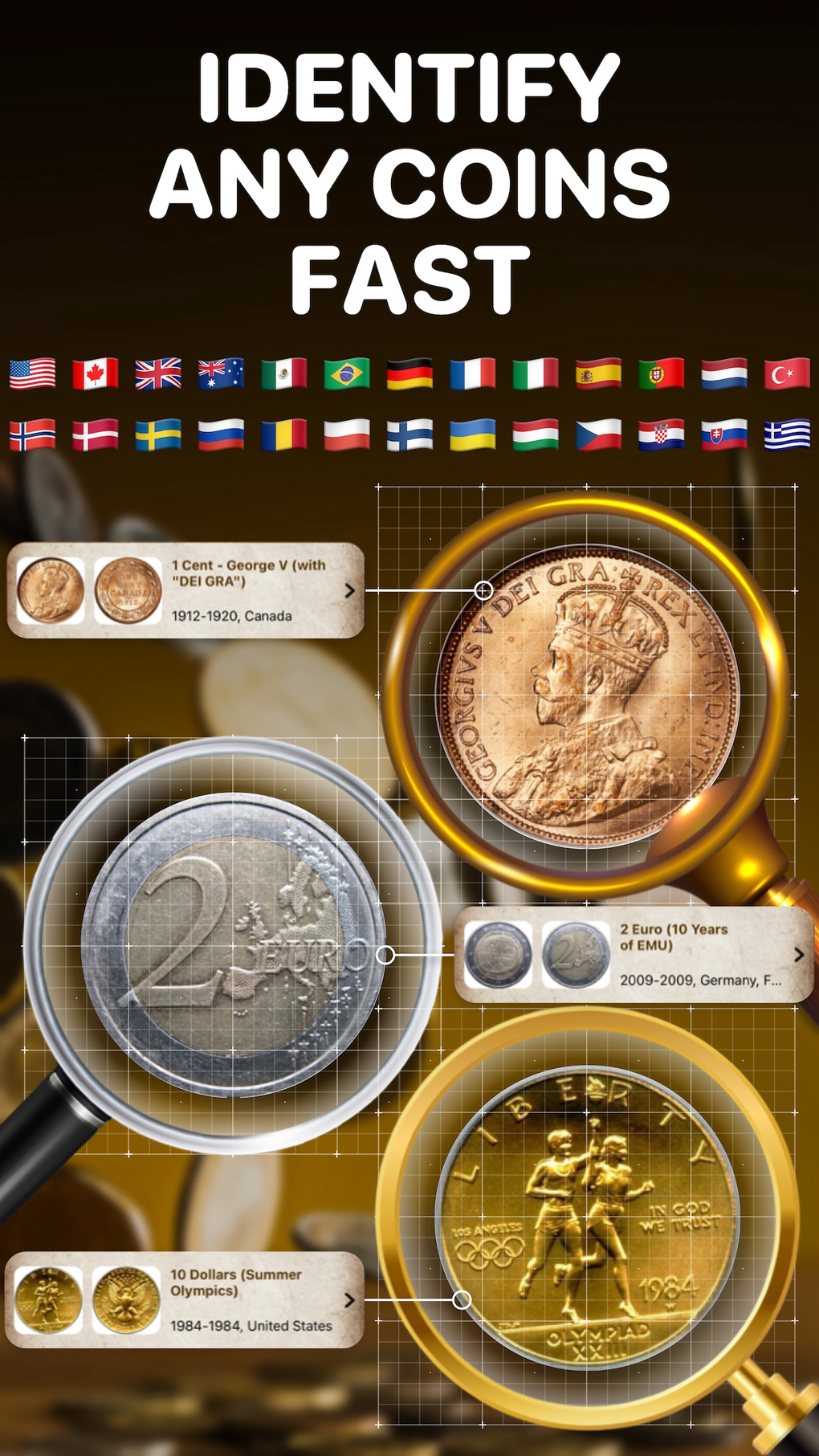 Coin Identifier Value App for iPhone Download