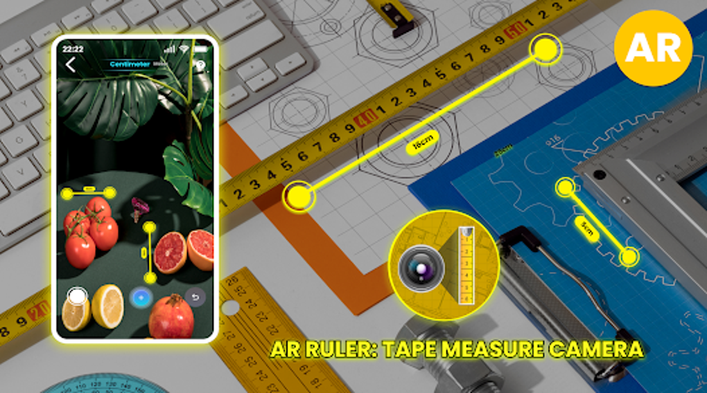 Android AR Ruler Tape Measure Camera 