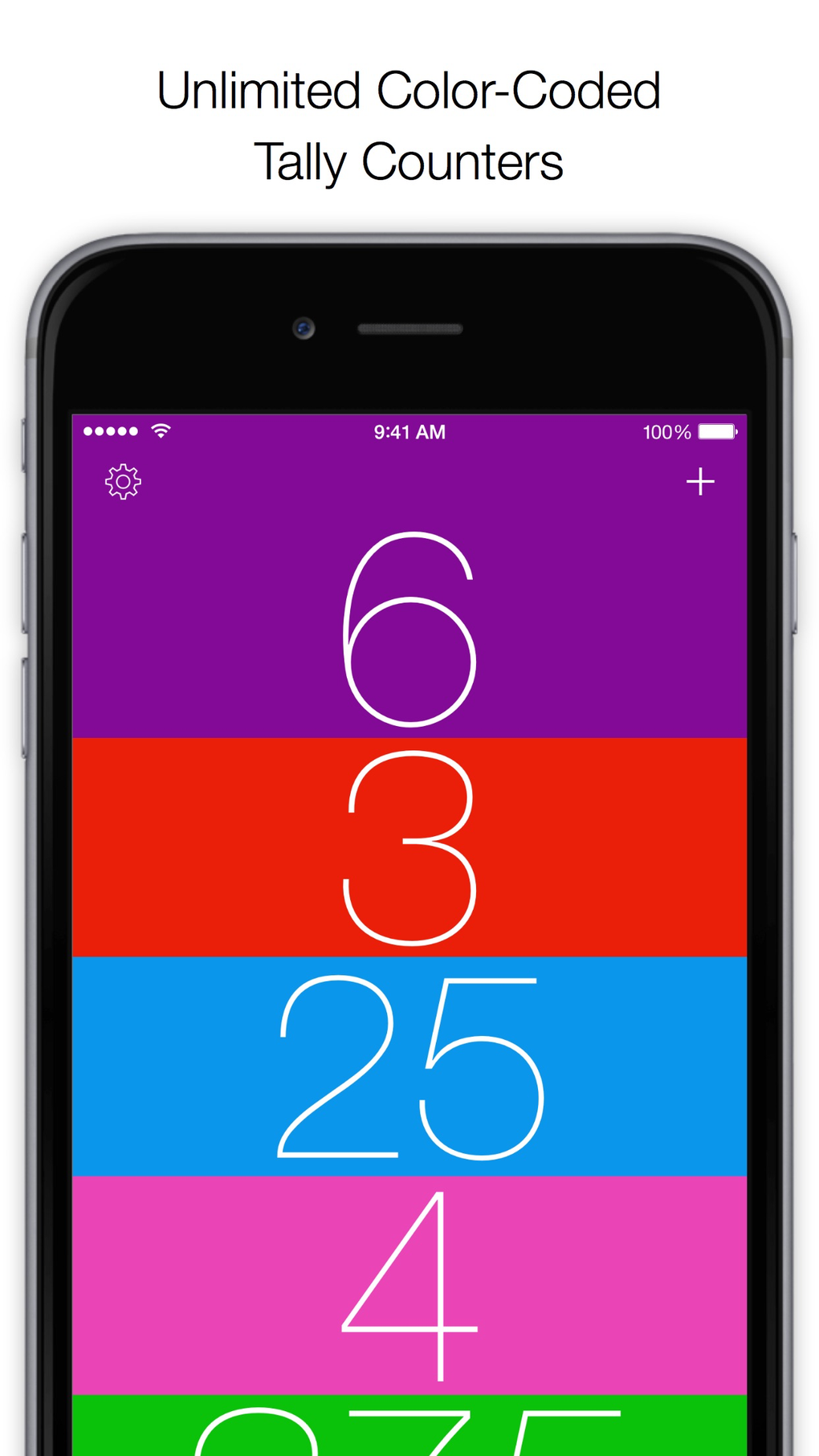 Simple Counter Tally Counters and Scorekeeper Done Right for iPhone ...