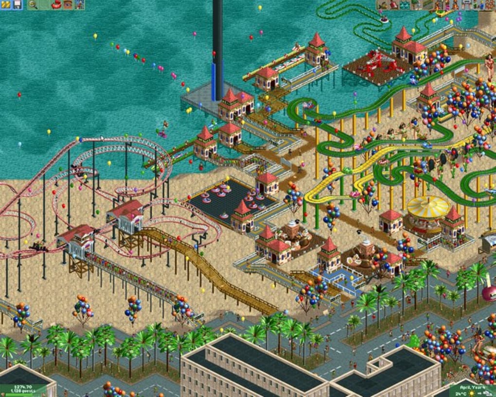 roller coaster tycoon 2 game