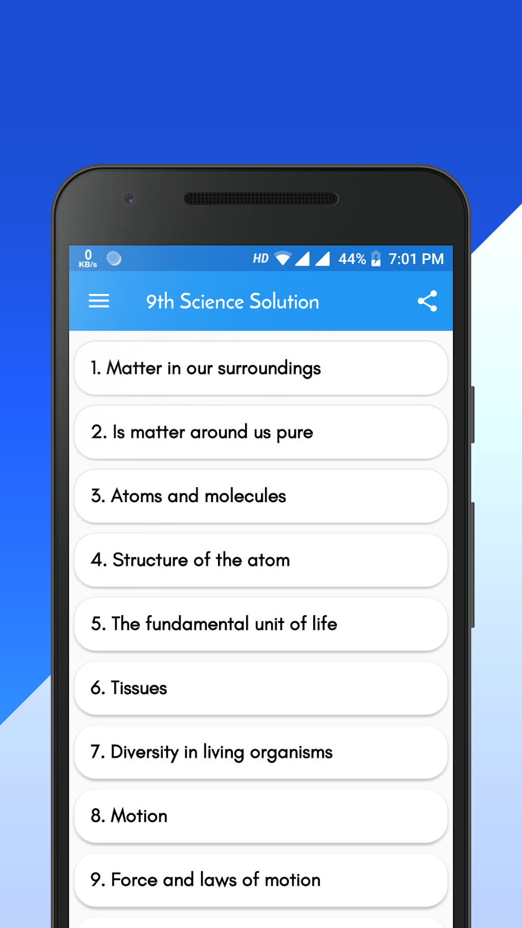 Android 용 Class 9 NCERT Science Solution - 다운로드