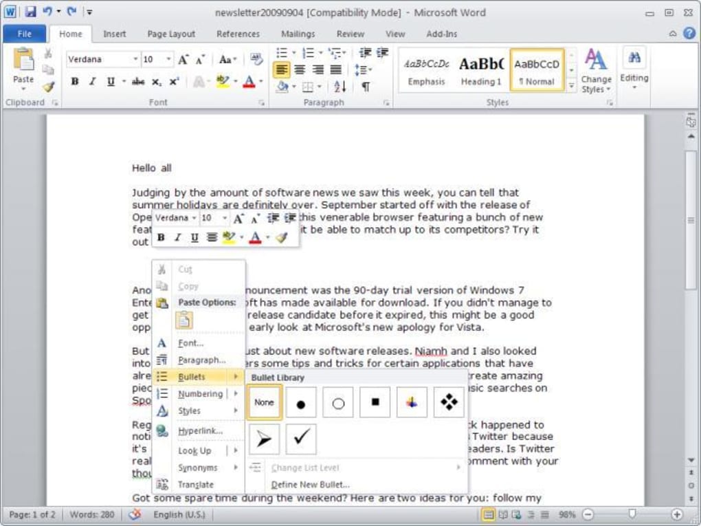 Microsoft Office 2010 - Download