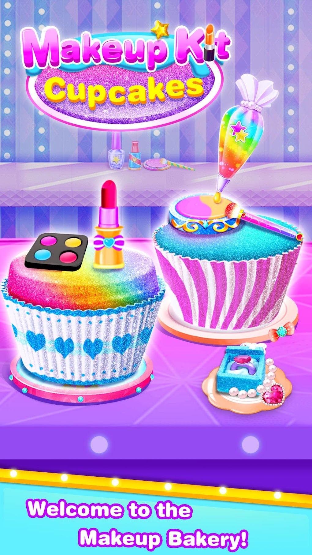 Makeup Kit Cupcake Games - Tasty Cupcakes Maker для Android — Скачать