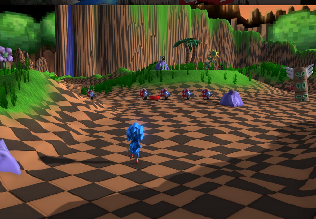 O Sensacional Fan Game 3D do Sonic para Android!!! 