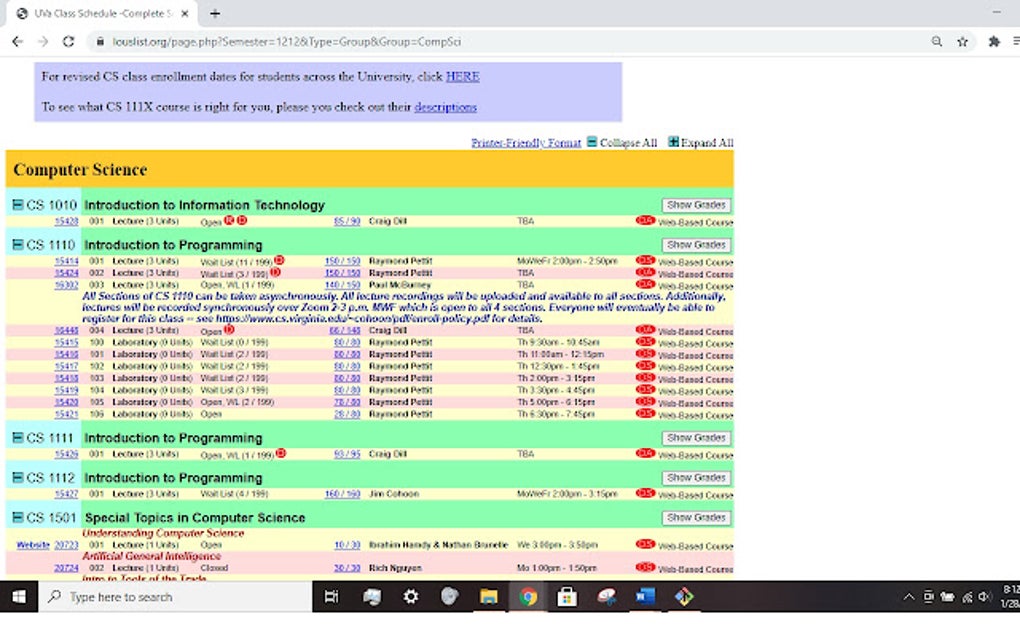 Lou's List Grades für Google Chrome Erweiterung Download